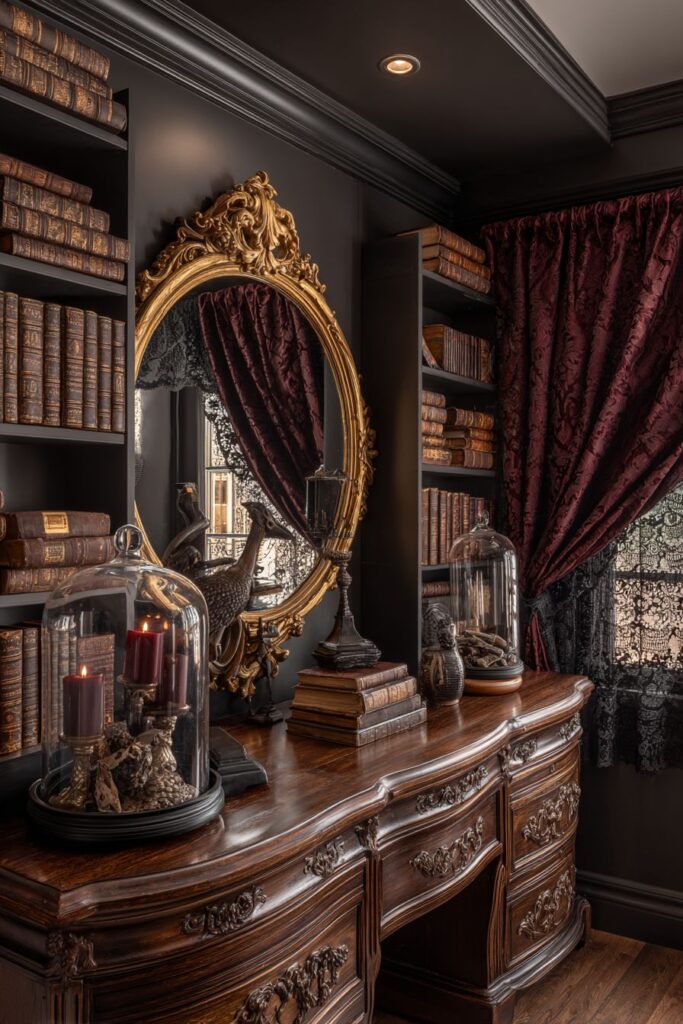 Incorporate Gothic and Victorian Elements