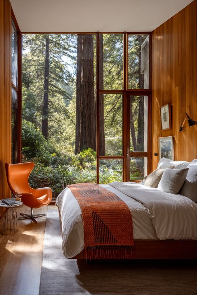 Indoor-Outdoor Integration With Teak Paneling