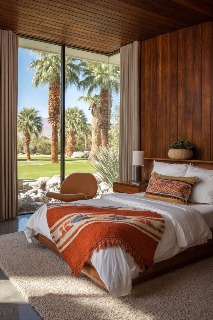 Indoor-Outdoor Integration With Teak Paneling