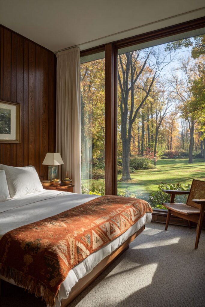 Indoor-Outdoor Integration With Teak Paneling