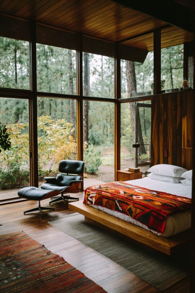 Indoor-Outdoor Integration With Teak Paneling