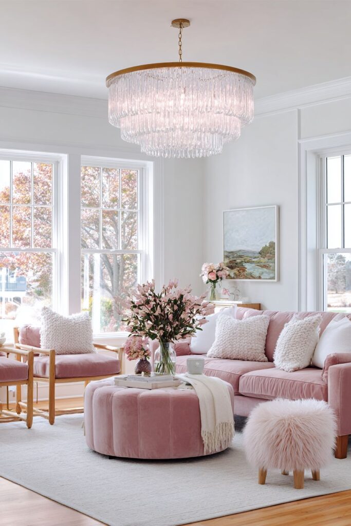 Seasonal Pink Flexibility with Removable Elements