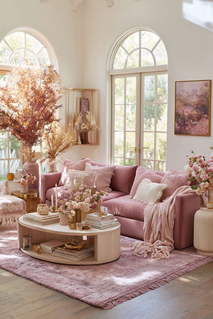 Seasonal Pink Flexibility with Removable Elements