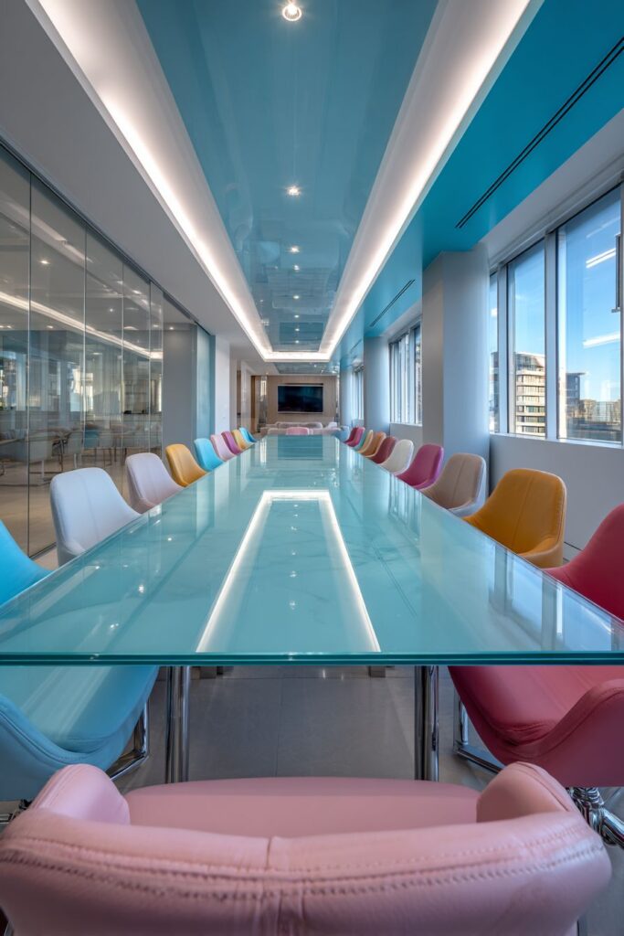 Contemporary Glass-Top Modern Transparency