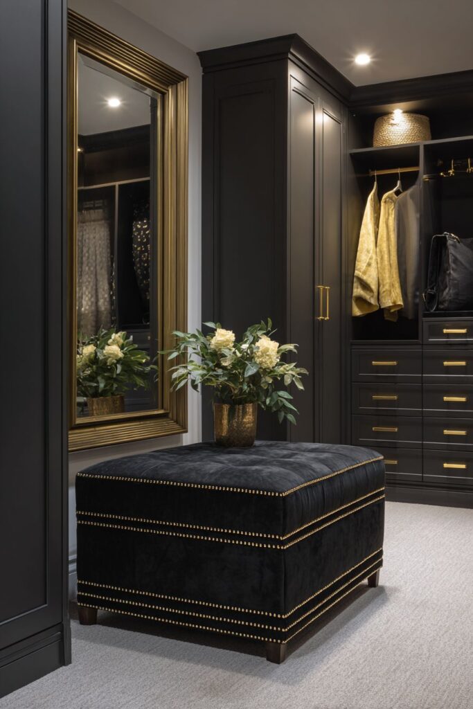 Glamorous Walk-In Closet Organization
