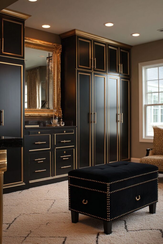 Glamorous Walk-In Closet Organization