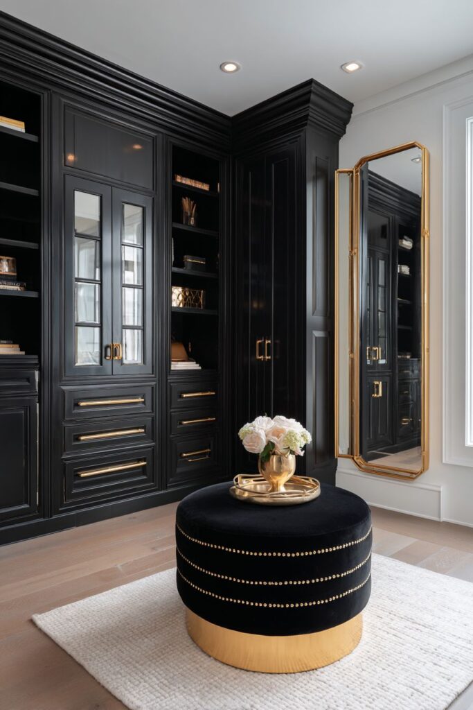 Glamorous Walk-In Closet Organization