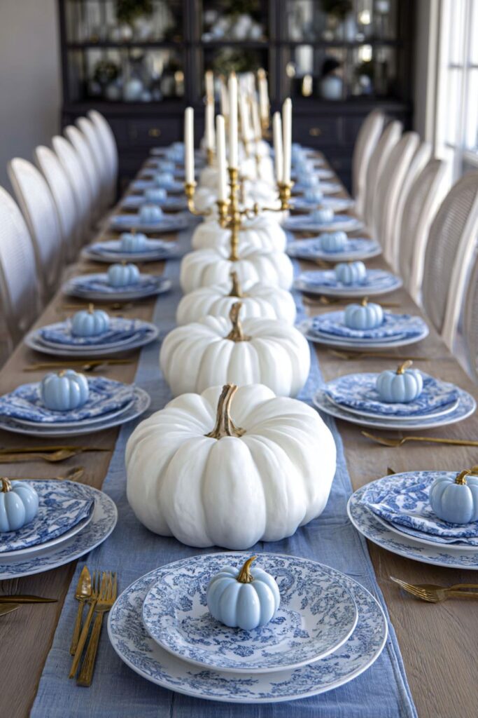 Slate Blue Runner Sophistication