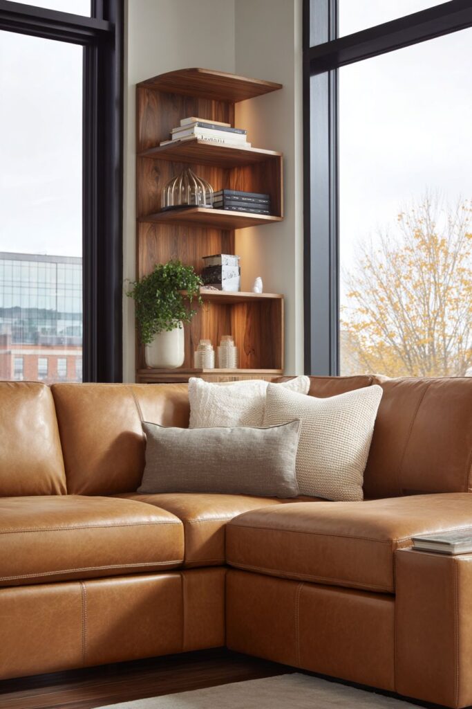 Modern Minimalist Brown with Contemporary Clean Lines