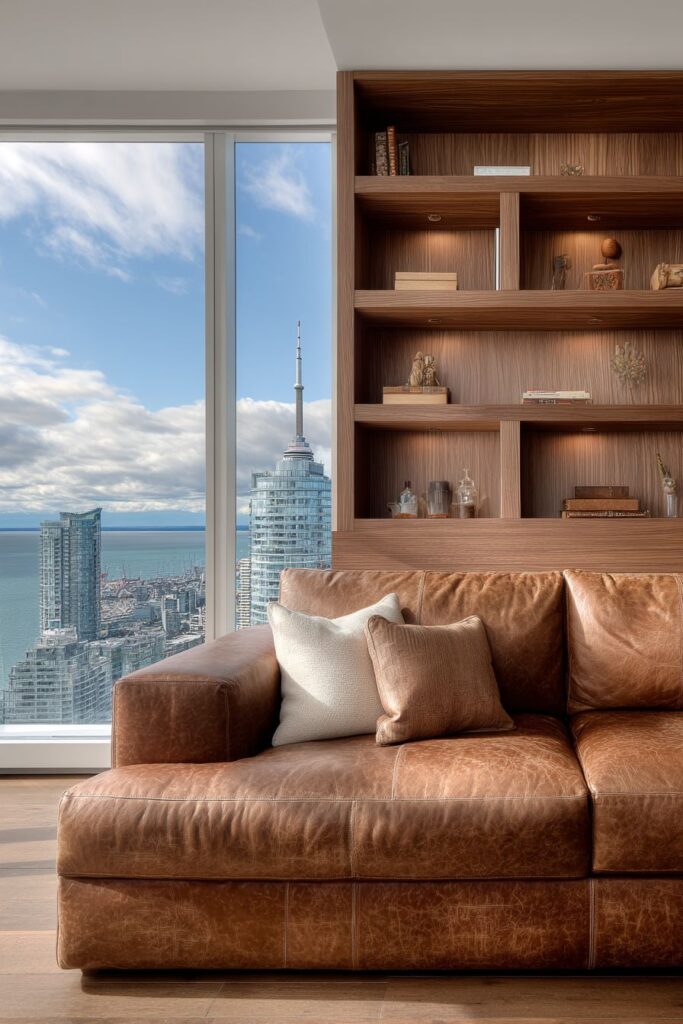 Modern Minimalist Brown with Contemporary Clean Lines