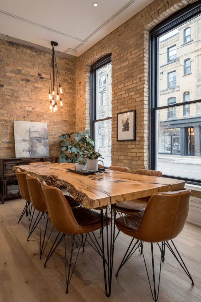 Industrial Dinner Table Design