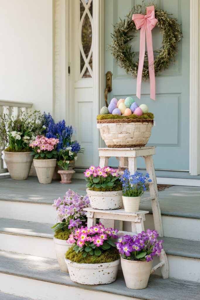 Tiered Plant Stand Spring Garden Display