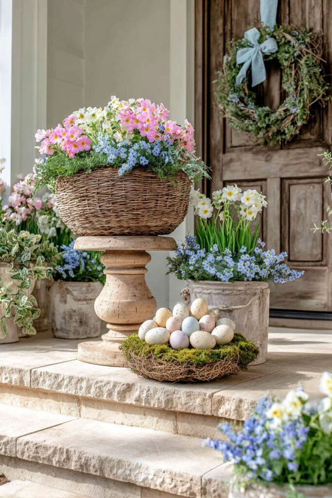 Tiered Plant Stand Spring Garden Display