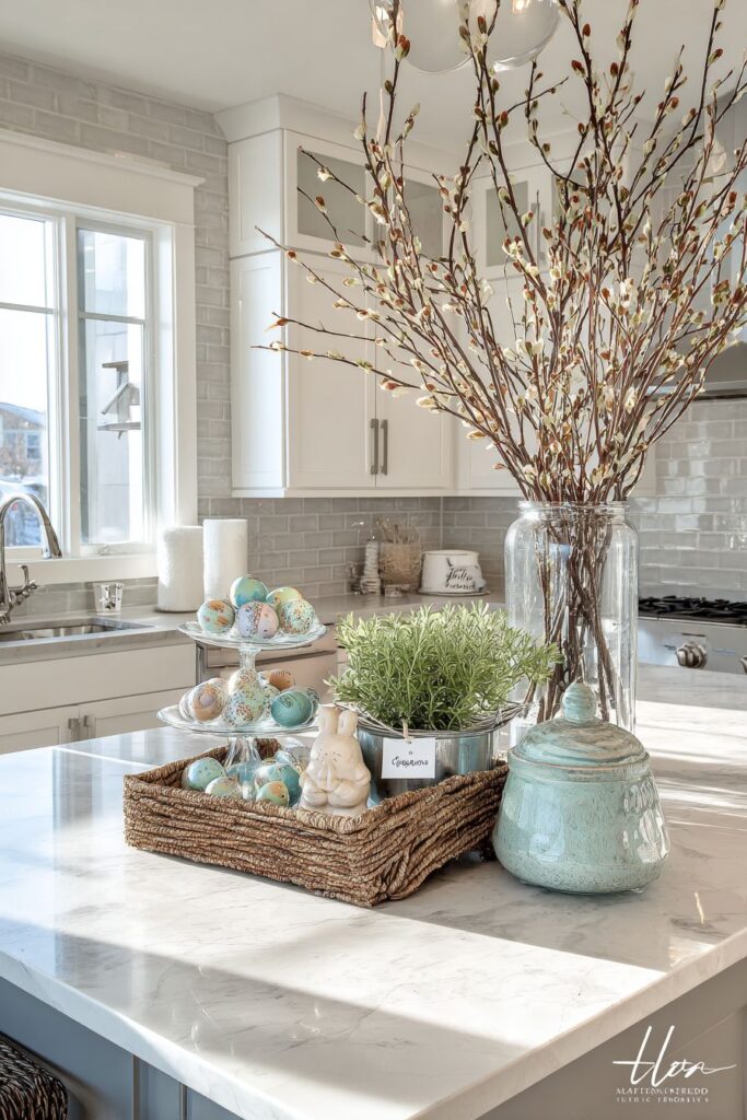 Kitchen Island Spring Refresh