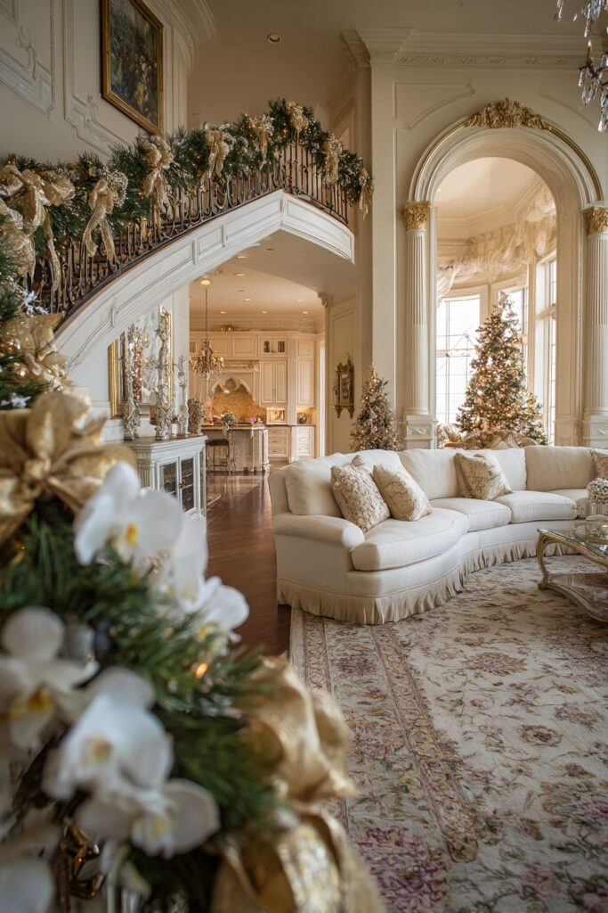 Grand Staircase Holiday Drama