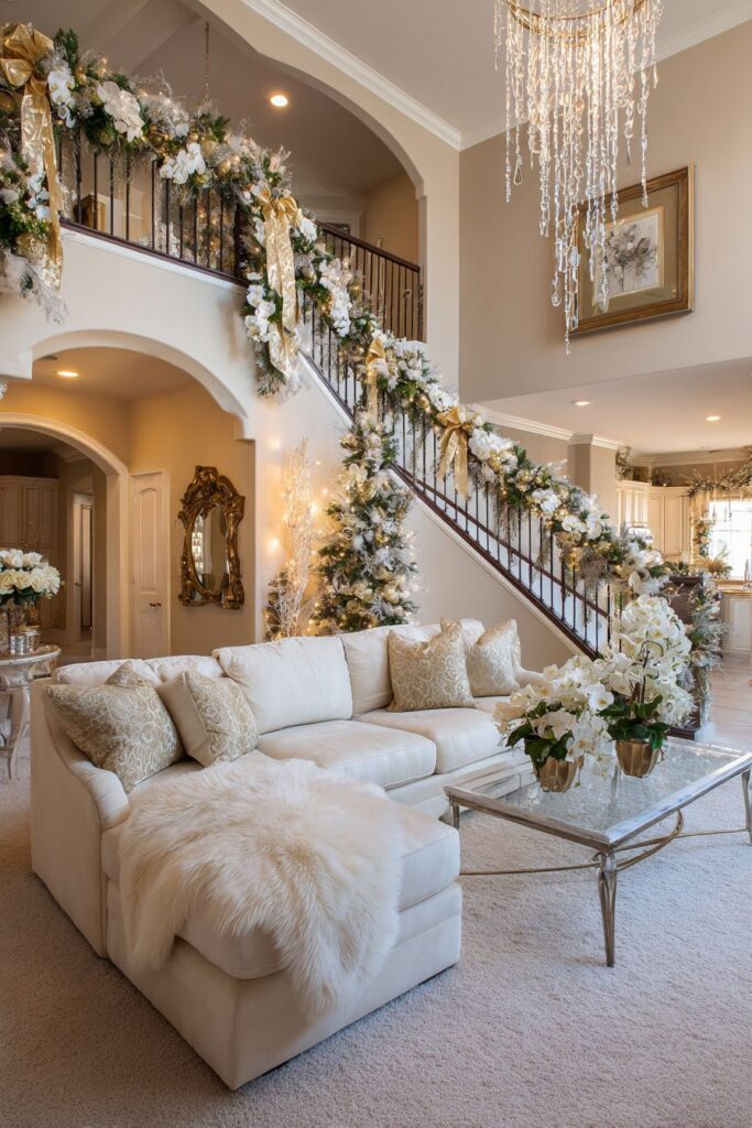 Grand Staircase Holiday Drama