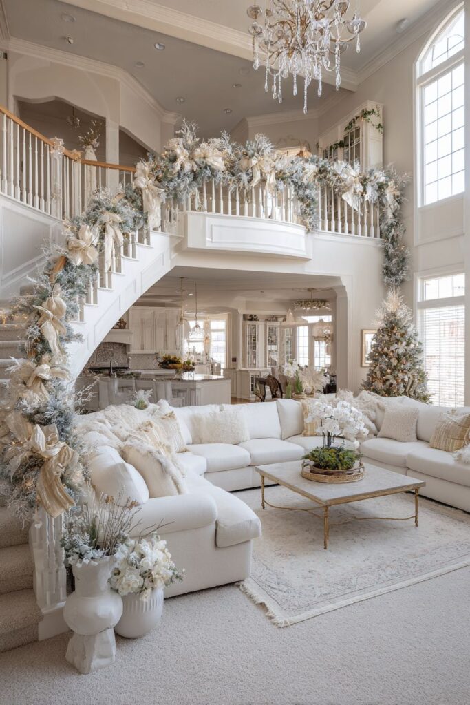 Grand Staircase Holiday Drama