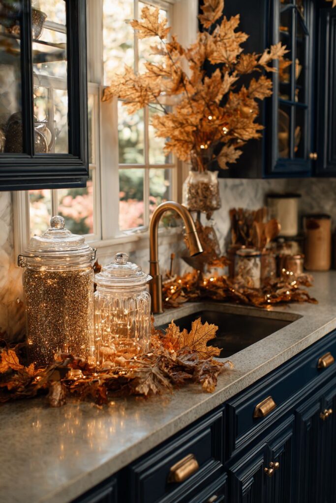 Navy and Copper Autumn Sophistication