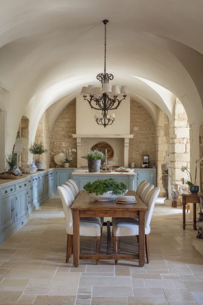 The Rustic Trestle Table Gathering Space