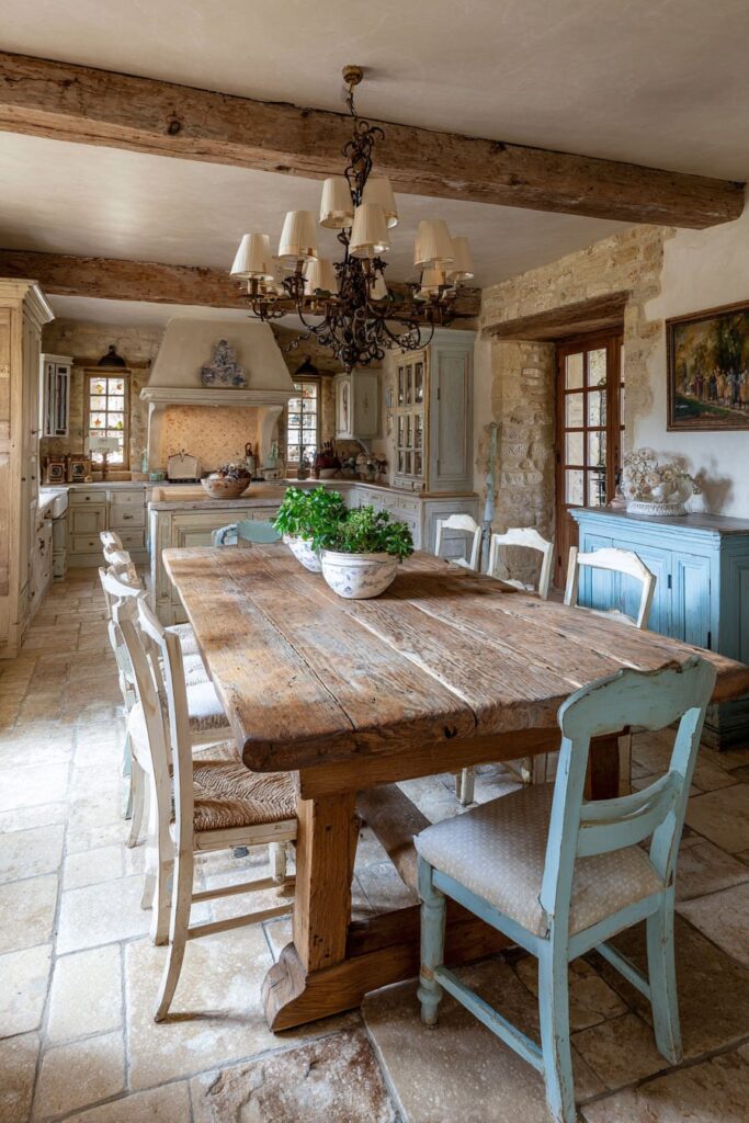 The Rustic Trestle Table Gathering Space