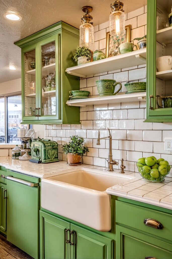 Farmhouse Charm with Olive and Cream