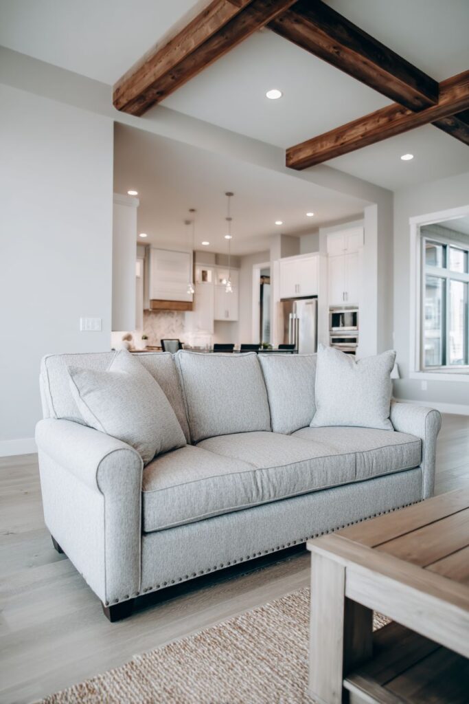 Modern Farmhouse Comfort in Heathered Grey