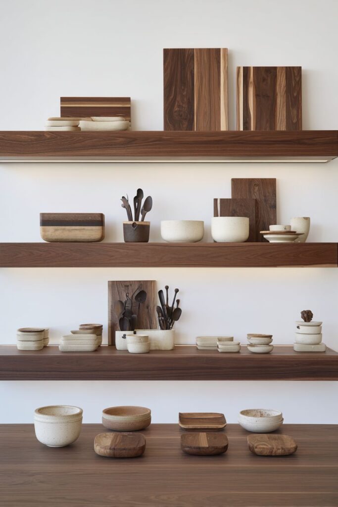 Contemporary Floating Shelf Display