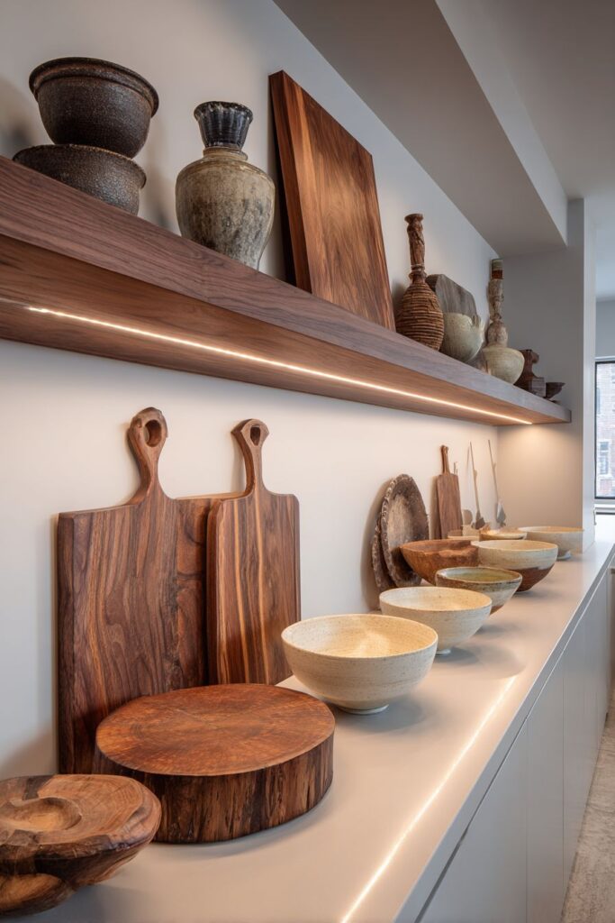 Contemporary Floating Shelf Display