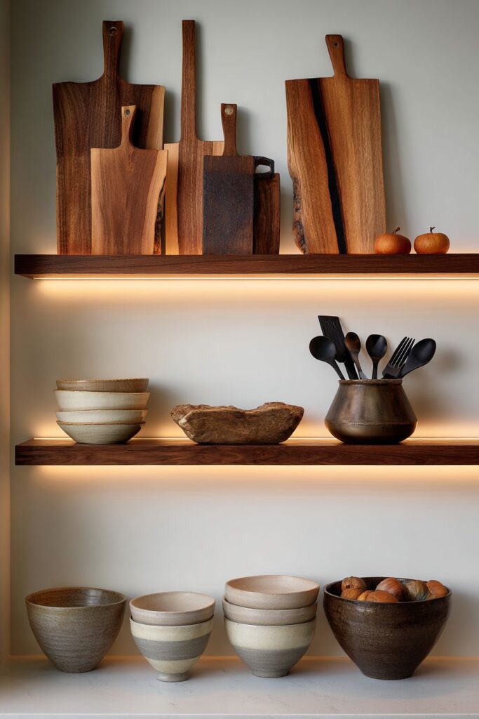 Contemporary Floating Shelf Display