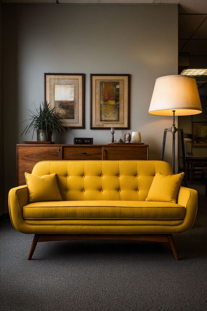 Mid-Century Modern Mustard Magic