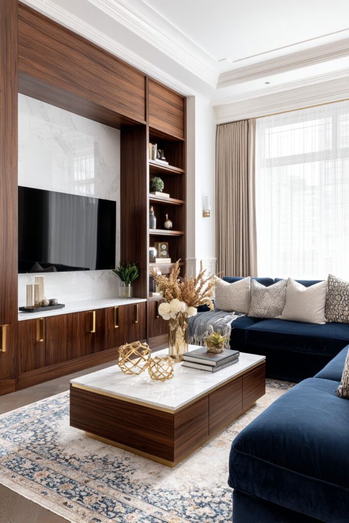 Luxurious Built-in Entertainment