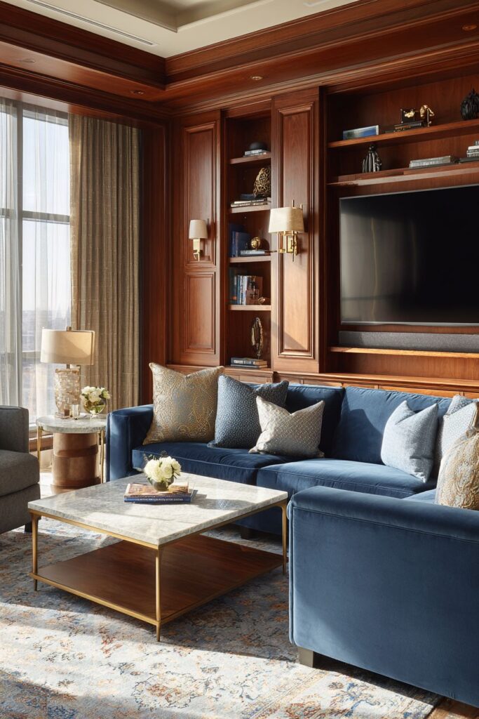 Luxurious Built-in Entertainment