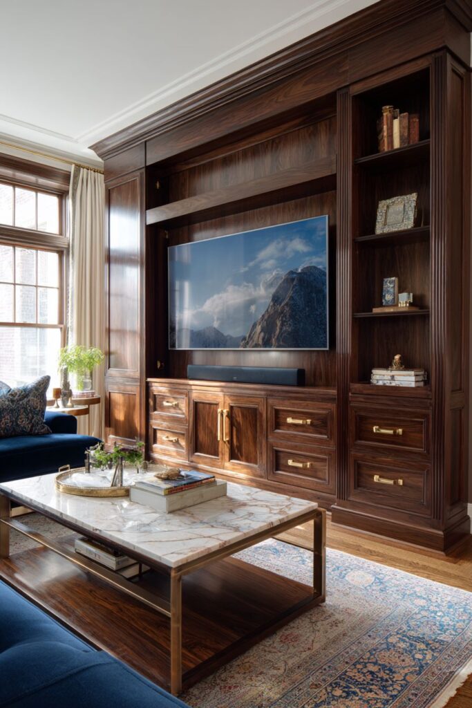 Luxurious Built-in Entertainment