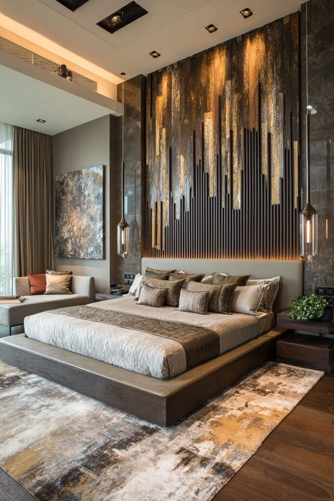 Vertical Wood Paneling Drama