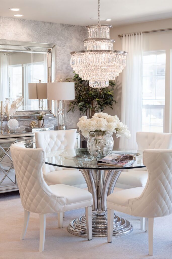 Glamorous Glass and Crystal Reflections