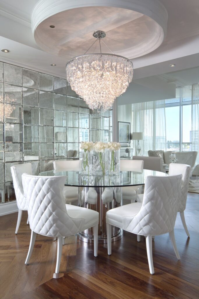 Glamorous Glass and Crystal Reflections