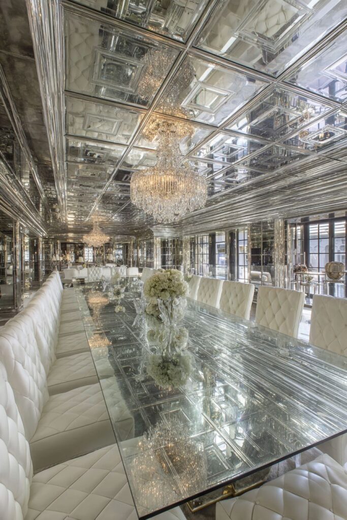Glamorous Glass and Crystal Reflections