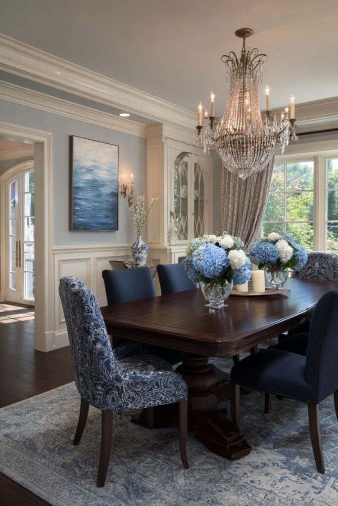 Wingback Elegance with Traditional Architecture