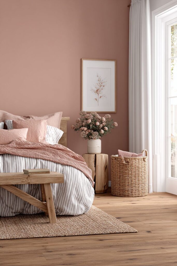 Scandinavian Simplicity with Dusty Rose