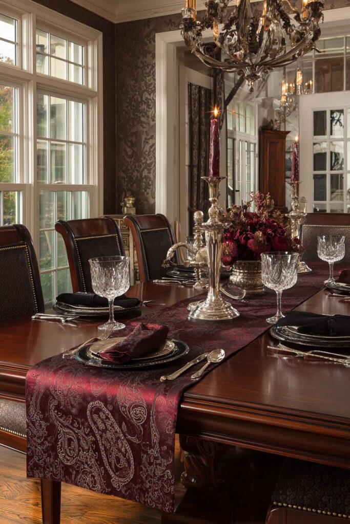 Formal Silk Paisley Sophistication