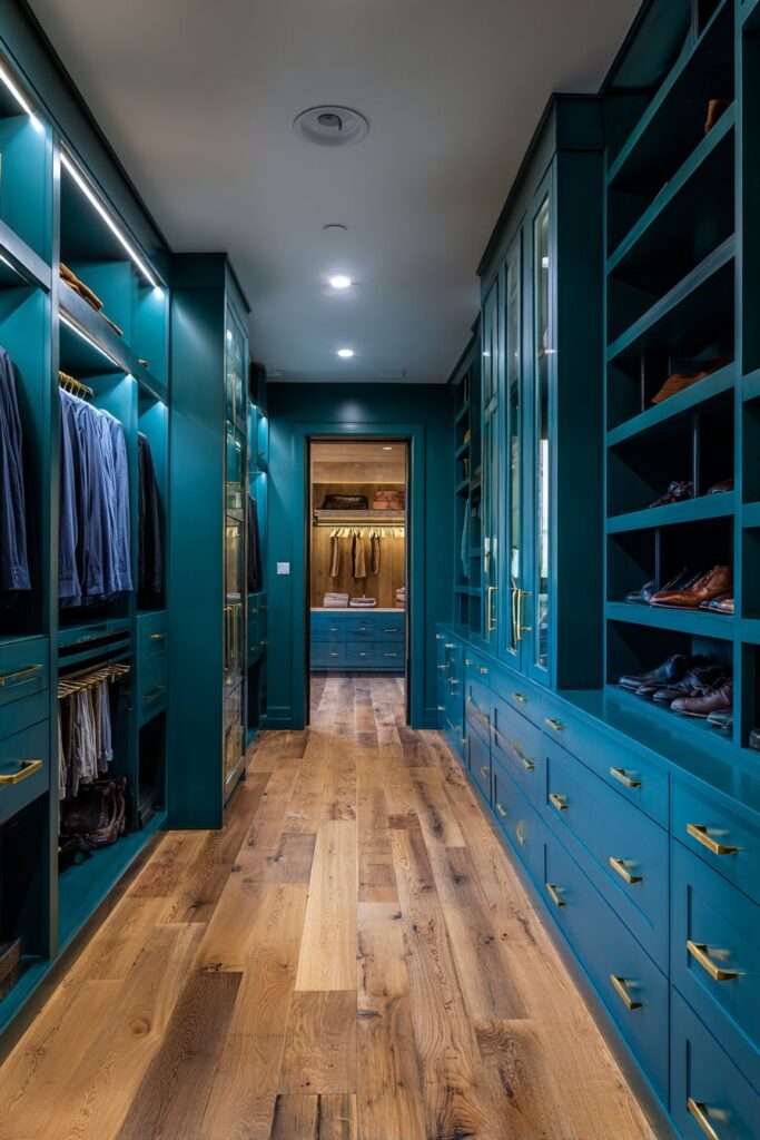 Walk-In Closet Storage Paradise