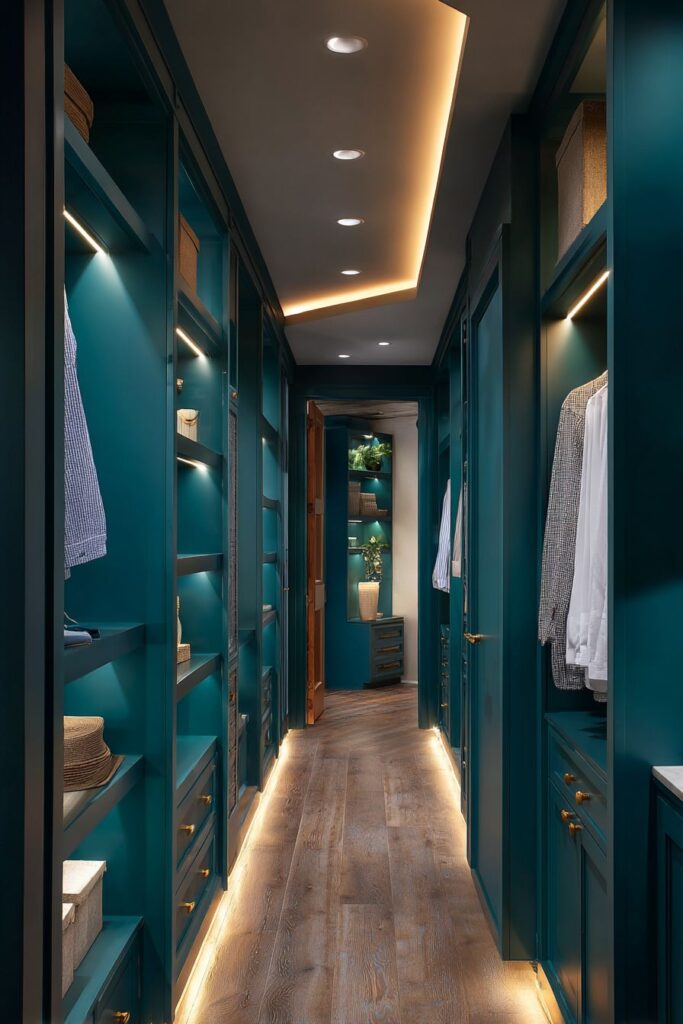 Walk-In Closet Storage Paradise