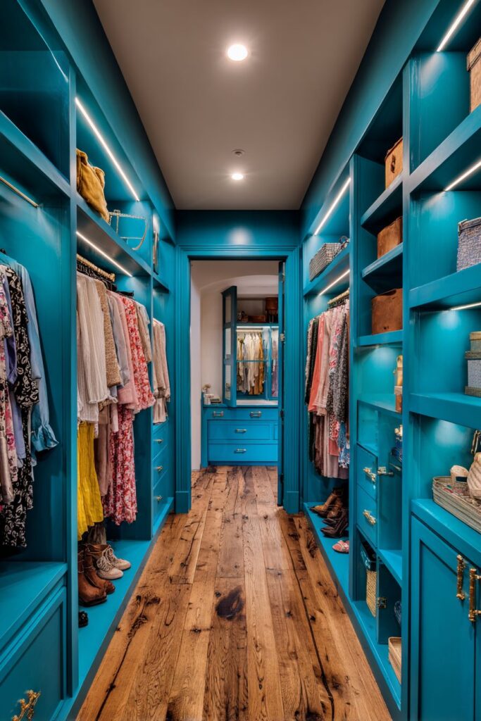 Walk-In Closet Storage Paradise