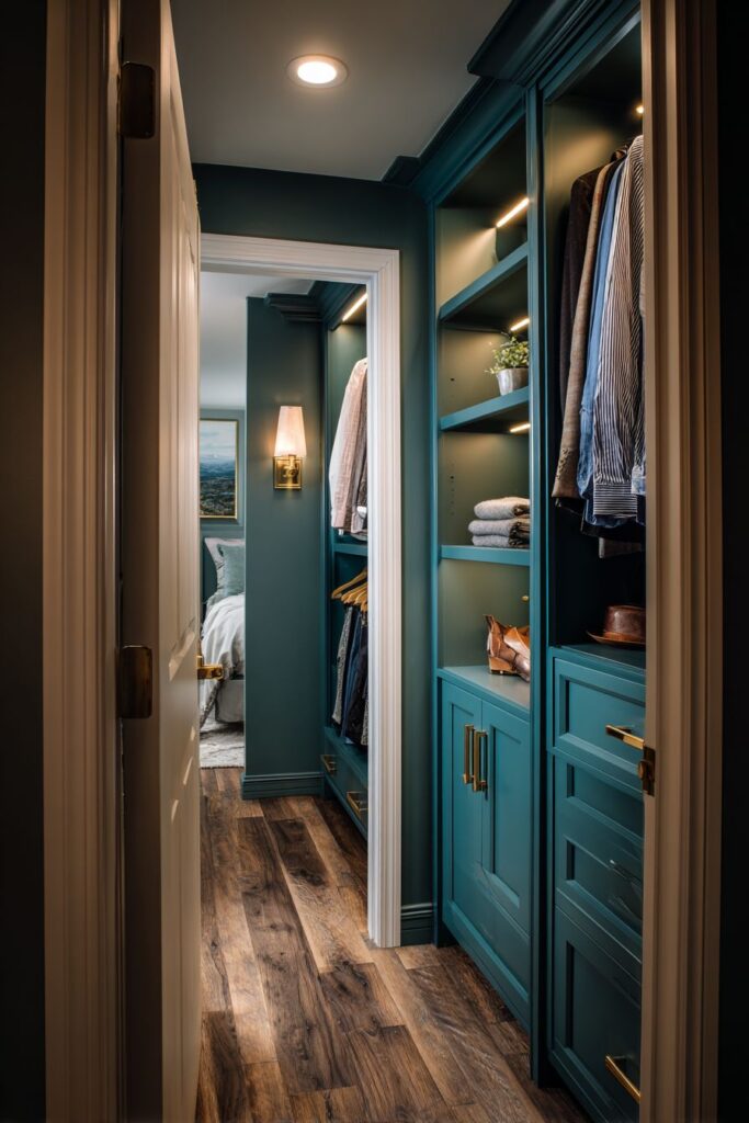 Walk-In Closet Storage Paradise