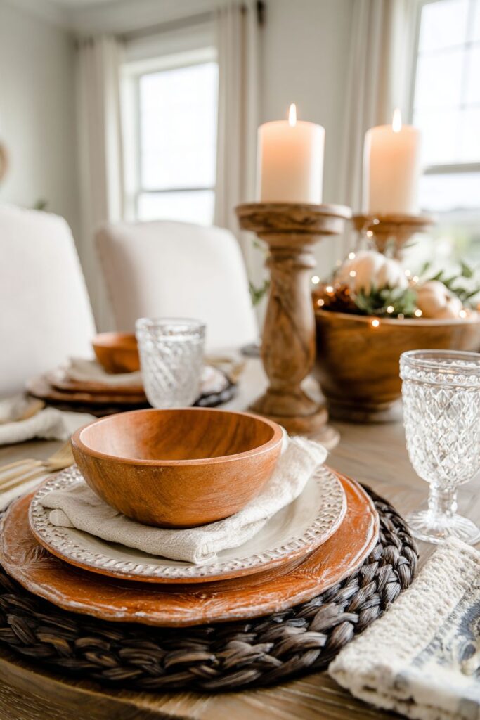 Intimate Small Space Thanksgiving Setup