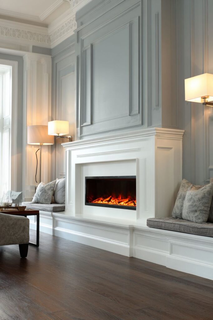 Fireplace Focus with Modern Technology