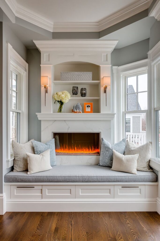 Fireplace Focus with Modern Technology