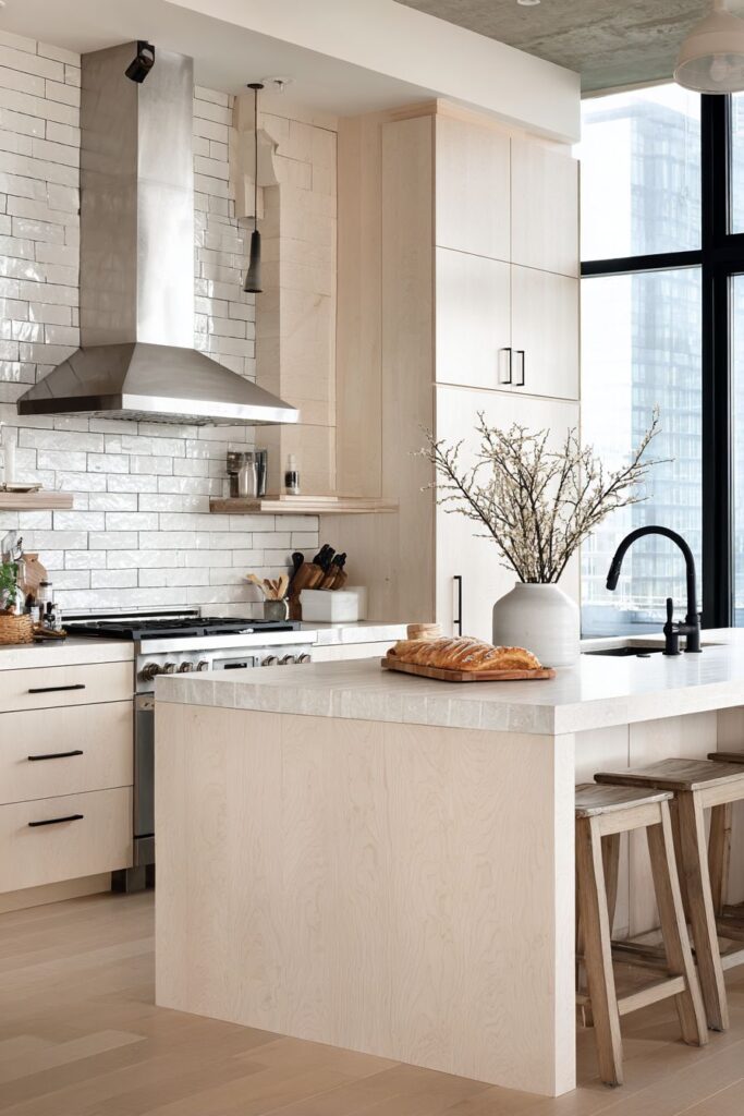 Scandinavian Light Birch Minimalism