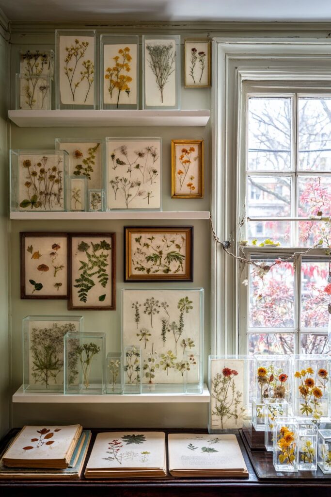 Pressed Flowers and Botanical Artwork