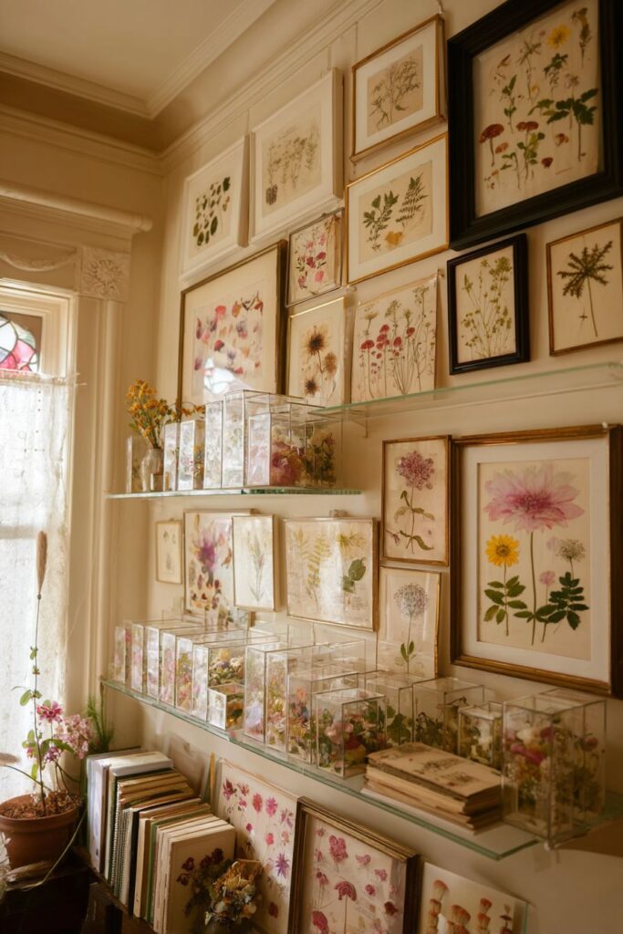 Pressed Flowers and Botanical Artwork